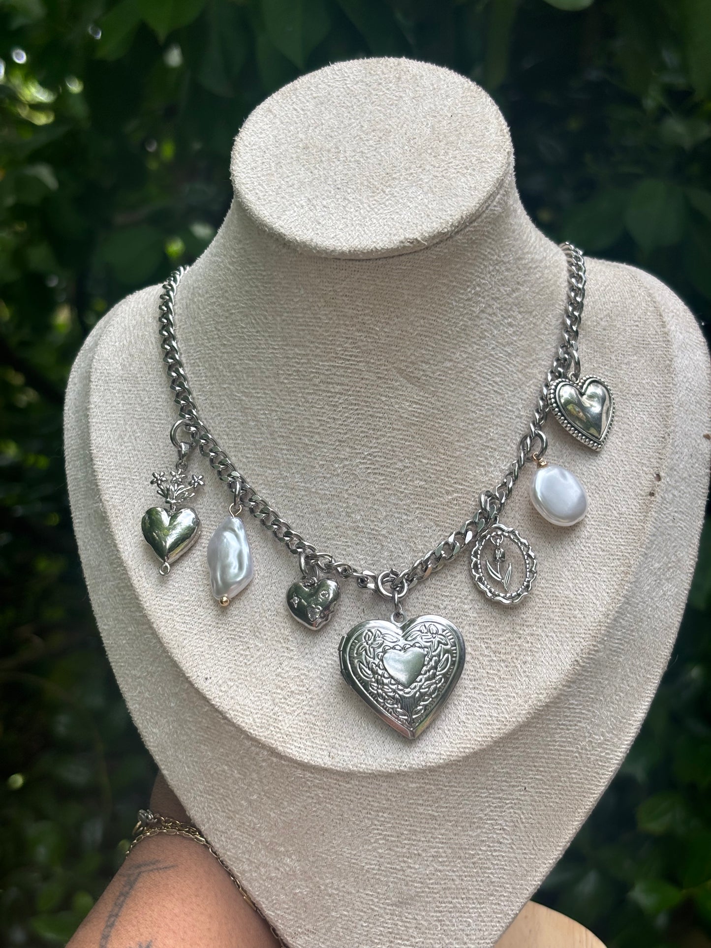 Silver Locket Necklace