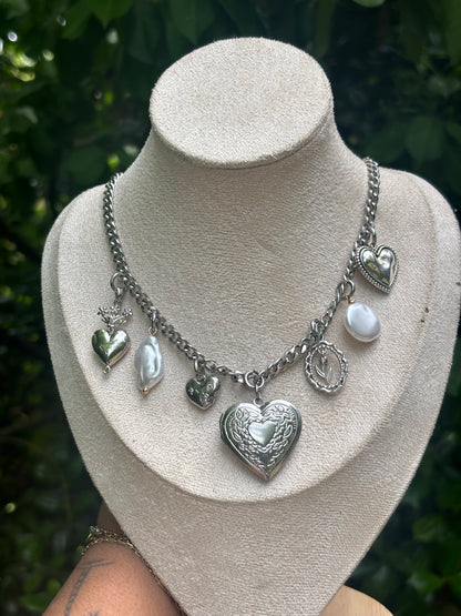 Silver Locket Necklace