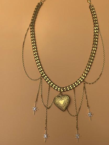 Locket Dangle Choker