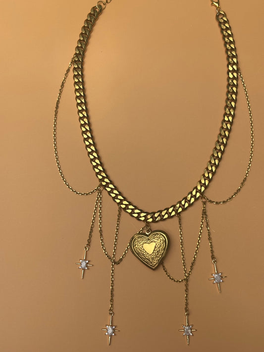 Locket Dangle Choker