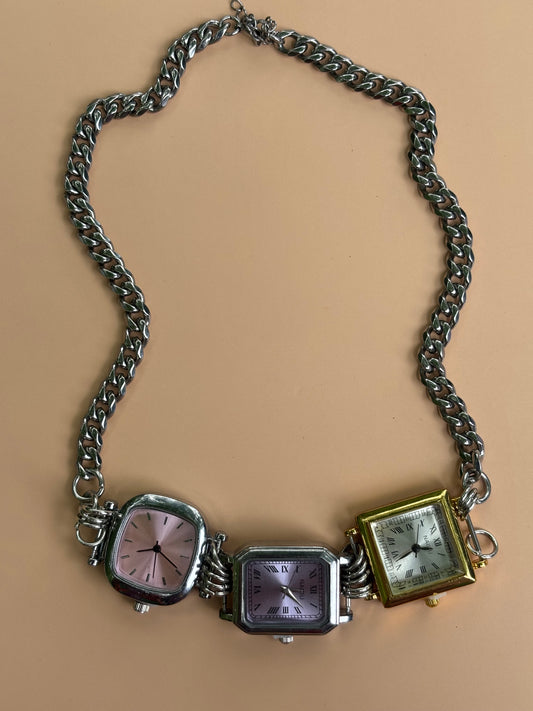 Triple Watch Choker