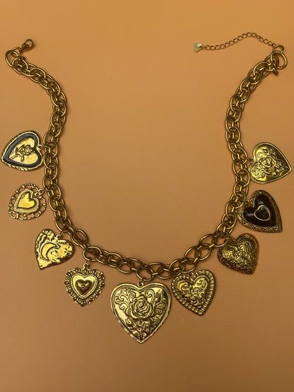 Big Hearts Statemenr Necklace