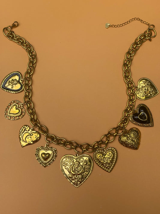 Big Hearts Statemenr Necklace