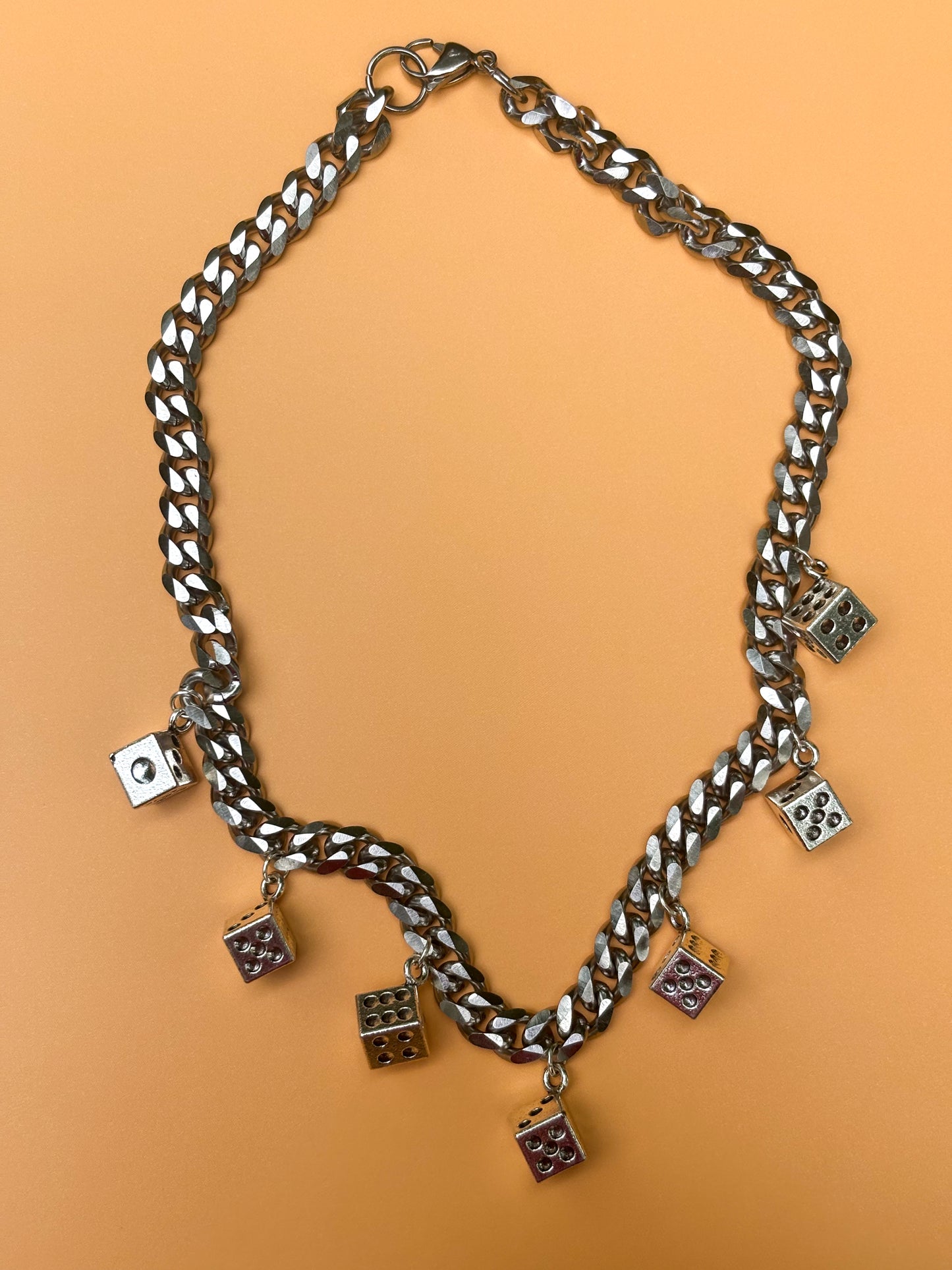 Silver Dice Chain