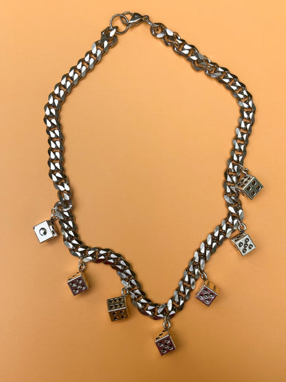 Silver Dice Chain