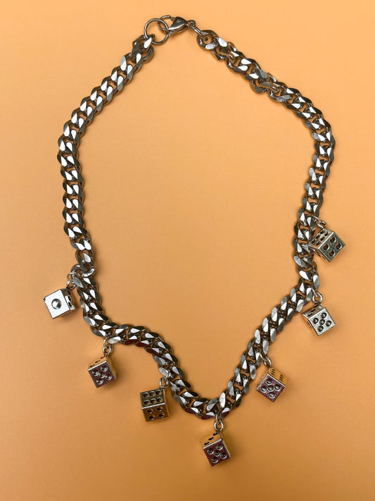 Silver Dice Chain