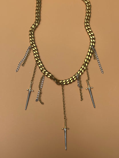 Triple Dagger Choker