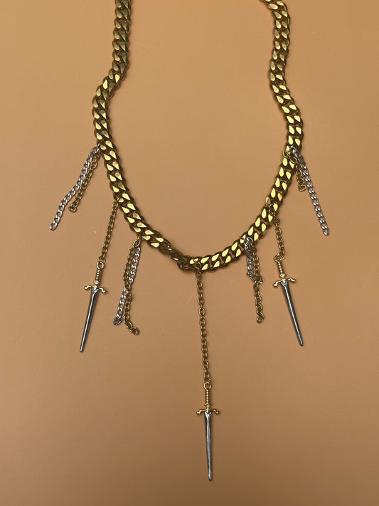 Triple Dagger Choker