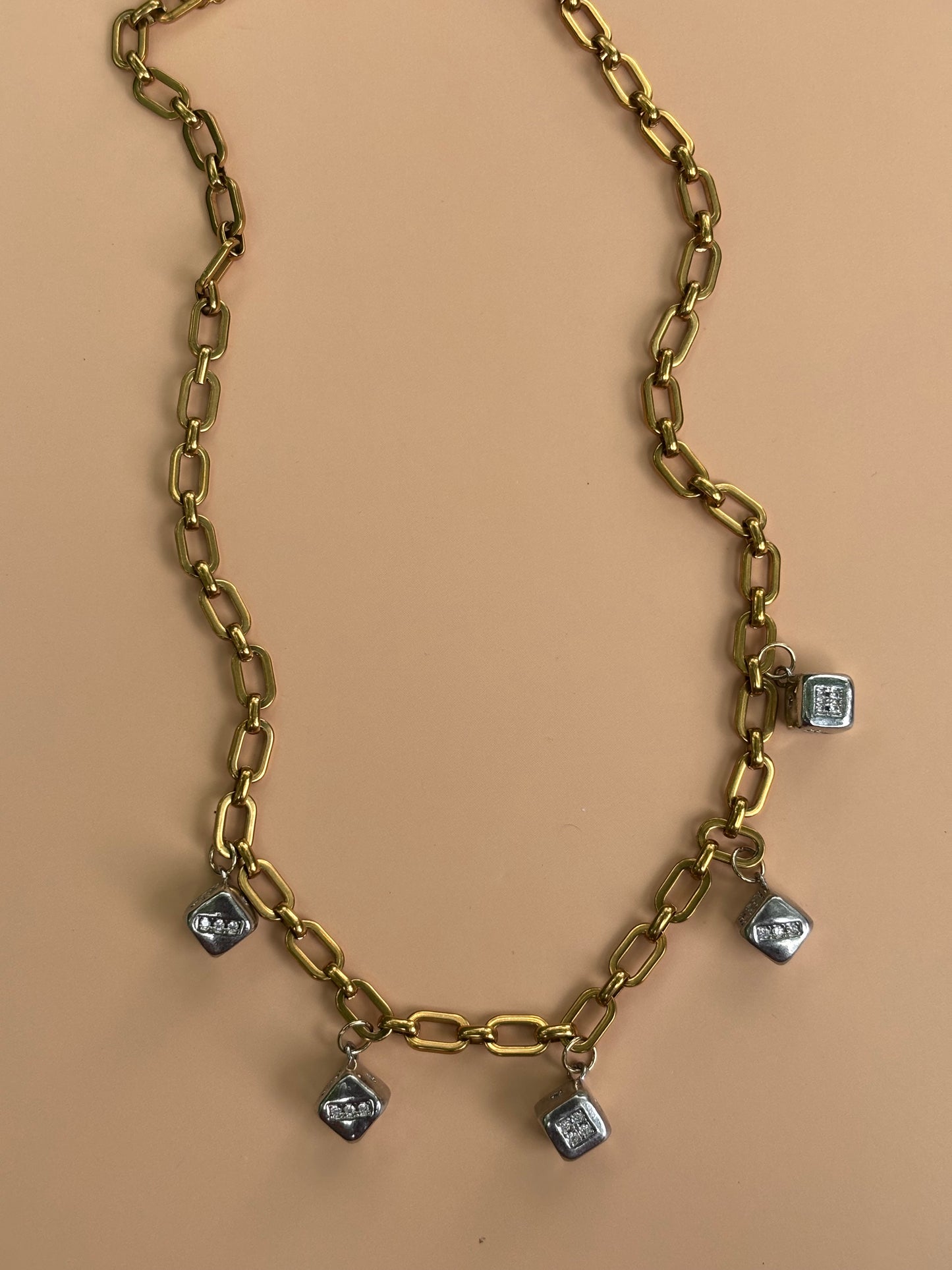 Two Tone Dice Chain