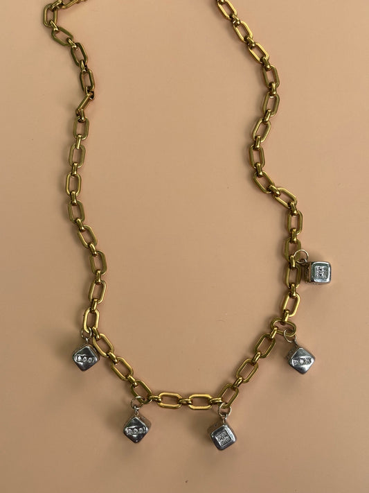 Two Tone Dice Chain