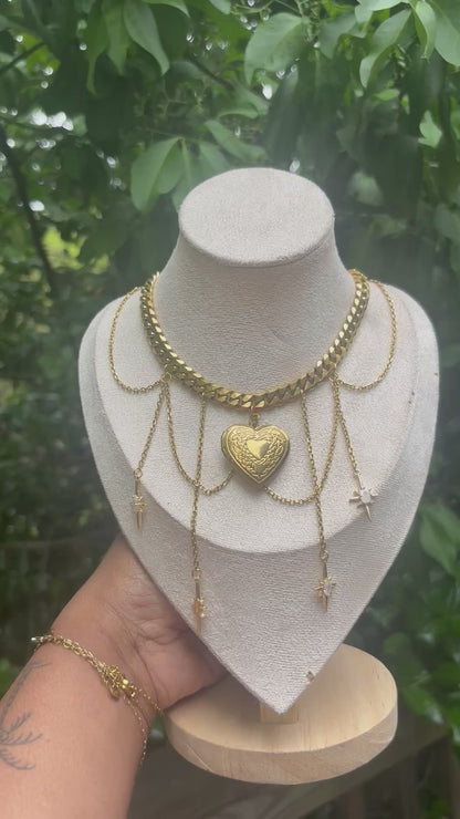 Locket Dangle Choker